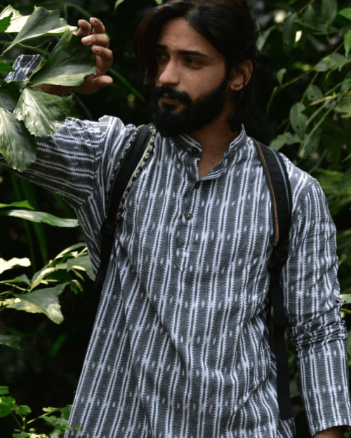 kurta type shirt for men