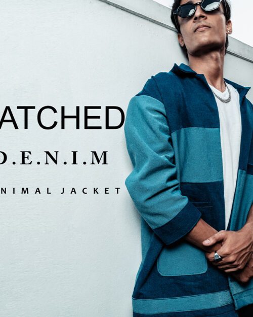 dark blue denim jacket men
