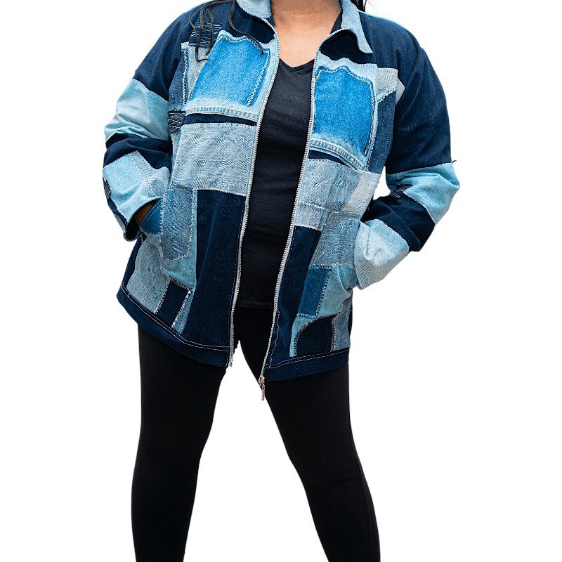 blue denim jacket for women