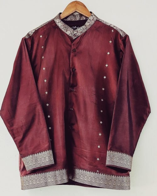 Red Kasavu Shirt